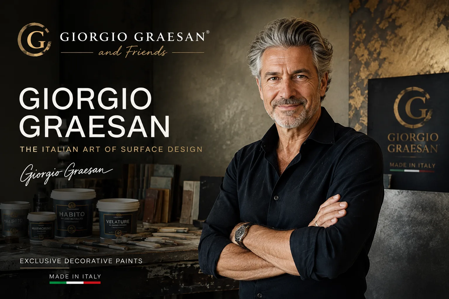 Giorgio Graesan and Friends – декоративни бои, мазилки и италиански декоративни покрития