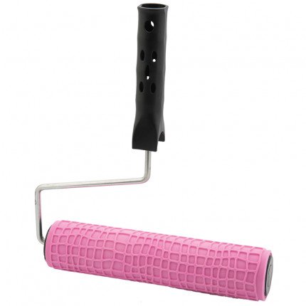 Гумен  Валяк за декоративни мазилки 250мм Marmorino Tools /змийска кожа/- 26306